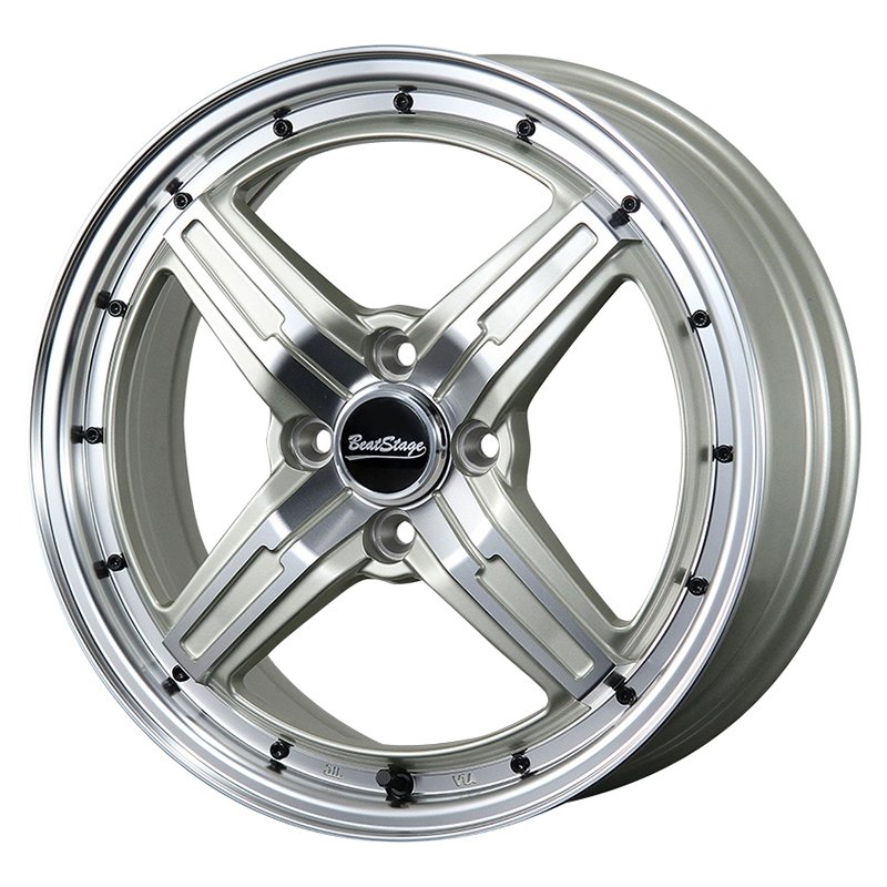 【12インチ サマー】145/80R12 ダンロップ ENASAVE VAN 01 & BAHNS TECH KT-STREAM (タイヤホイール4本セット)