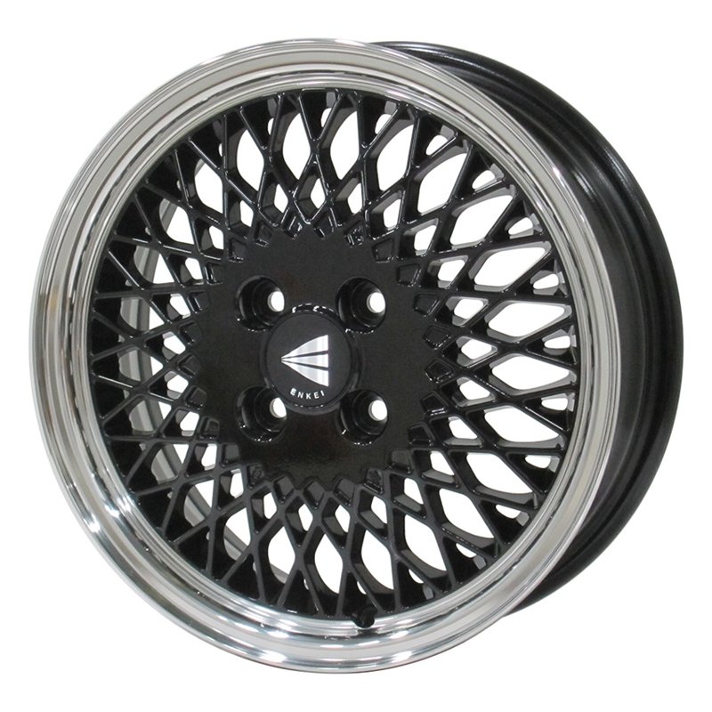 Neoclassic ENKEI 92 1580+25 4H100 ﾌﾞﾗｯｸｳｨｽﾞﾏｼﾆｯﾄﾞﾘｯﾌﾟ