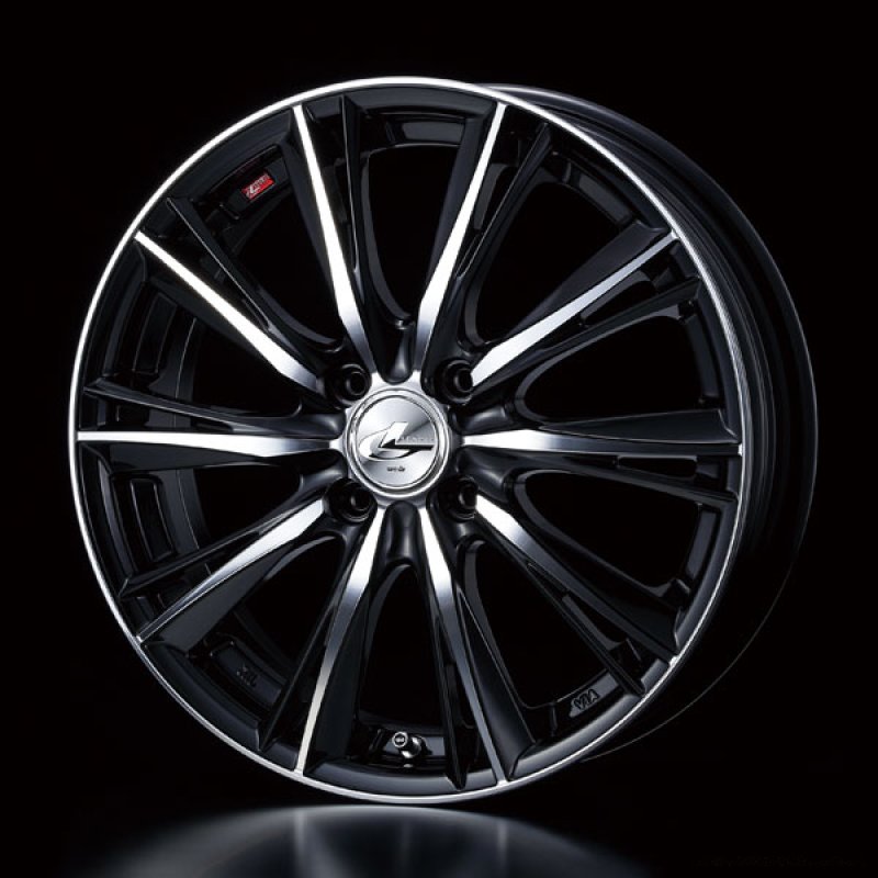 LEONIS WX 1660+42 4H100 ﾌﾞﾗｯｸﾐﾗｰｶｯﾄ