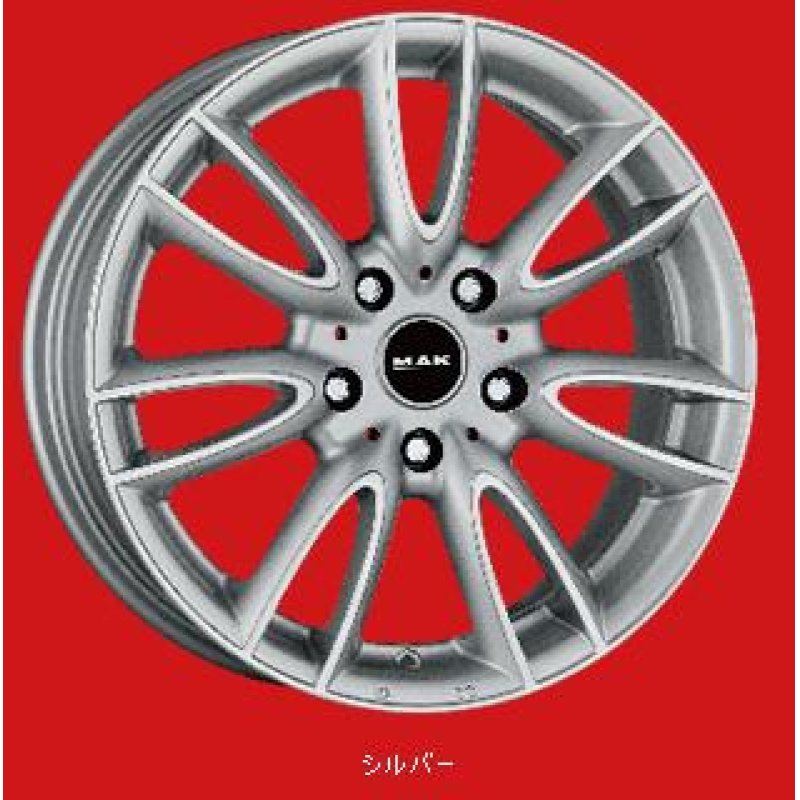 MAK ジャッキー  1770+48 4H100 マッドブラック 