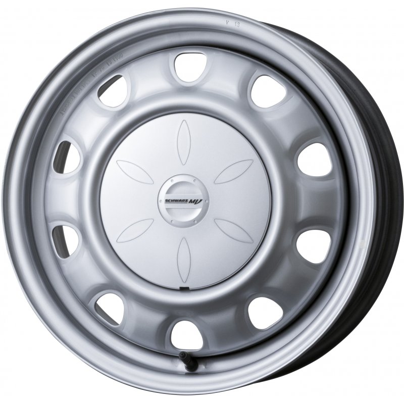 STEEL WHEEL MV13A 1555+42 8HM シルバー