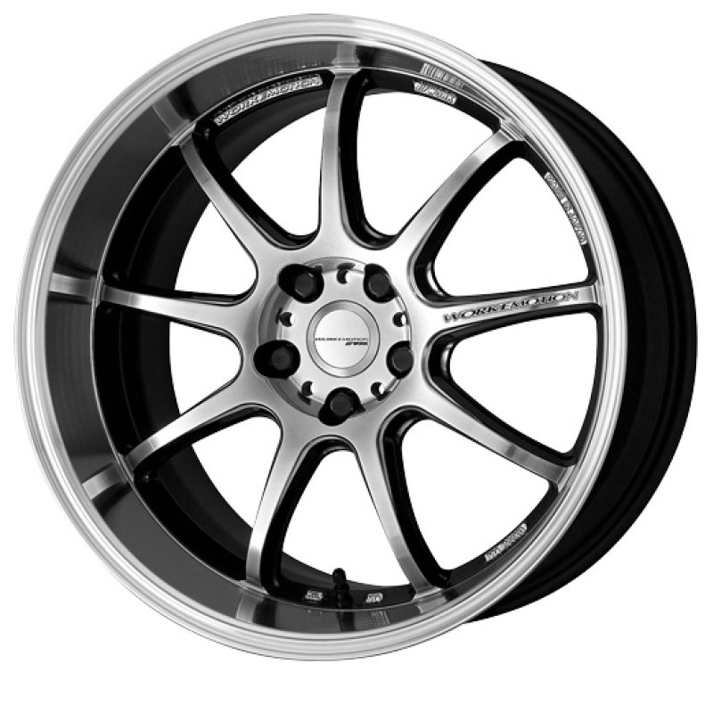 WORK EMOTION D9R 1770+53 5H100 ｸﾞﾘﾐｯﾄｼﾙﾊﾞｰﾀﾞｲﾔｶｯﾄﾘﾑ