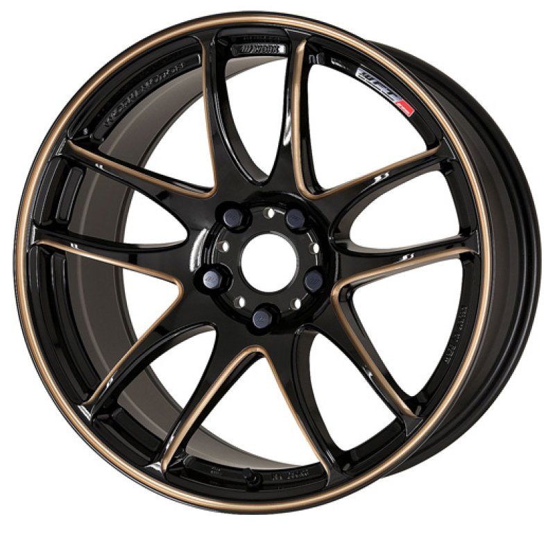 WORK EMOTION CR kiwami 1770+47 5H100 KOHAKU(琥珀) 