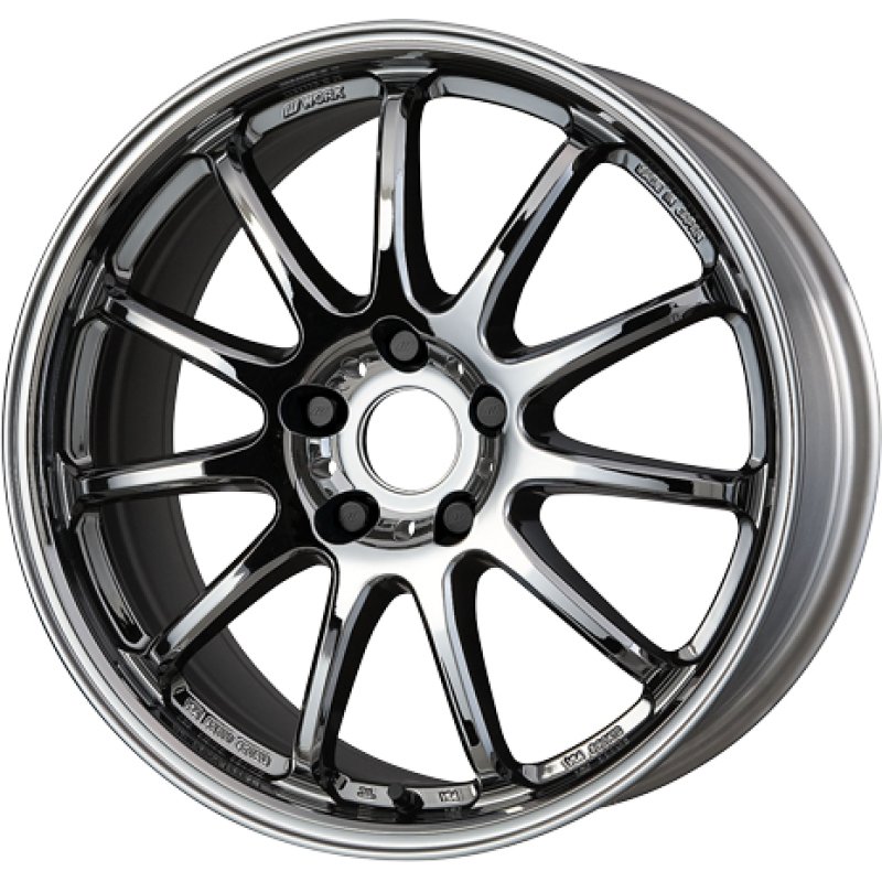 WORK EMOTION 11R 1770+38 4H100 ﾜｰｸﾒﾀﾙﾌﾞﾗｲﾄ 