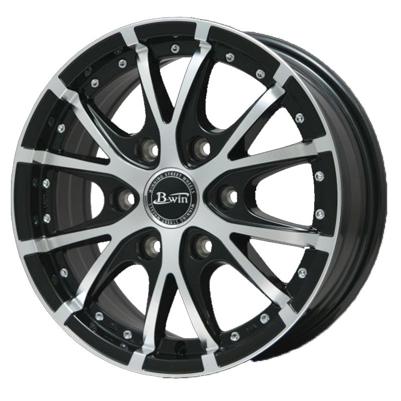 B-WIN MD-6 1875+45 6H139.7 ﾌﾞﾗｯｸﾎﾟﾘｯｼｭ 