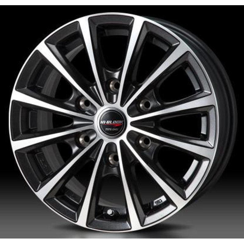 HI-BLOCK TYPE-DMX 1775+50 5H112 ｸﾞﾛｽﾌﾞﾗｯｸ/ﾎﾟﾘｯｼｭ 