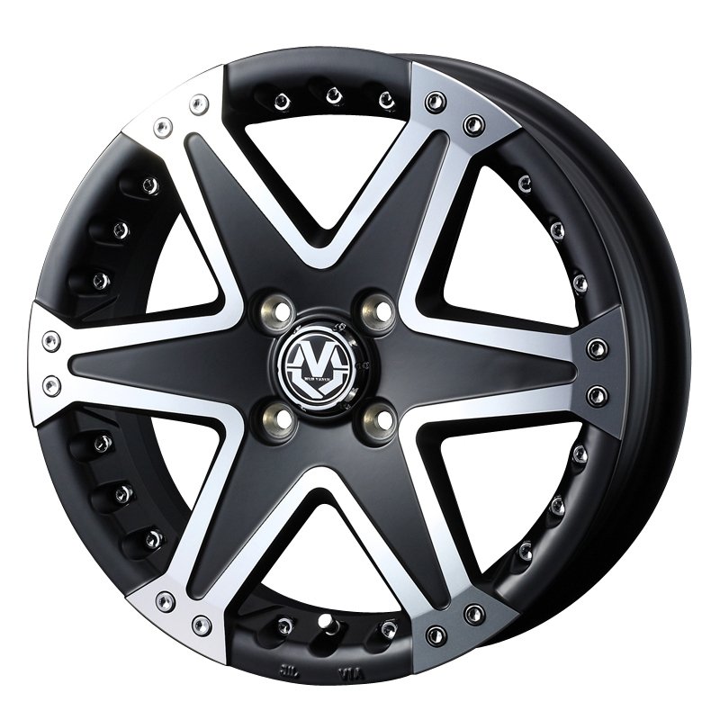 WEDS ADVENTURE MUD VANCE 01 1550+45 4H100 ﾏｯﾄﾌﾞﾗｯｸﾎﾟﾘｯｼｭ   