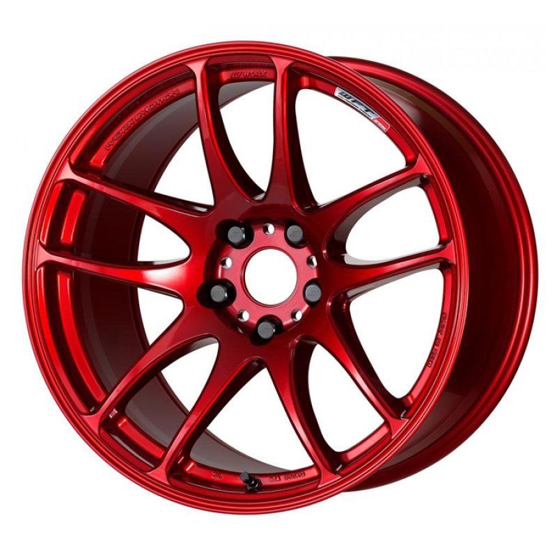 WORK EMOTION CR kiwami 1770+47 5H100 ｷｬﾝﾃﾞｨｰﾚｯﾄﾞ