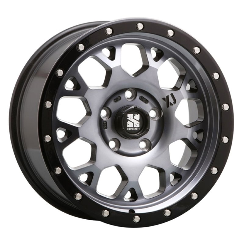 XTREME-J XJ04 1770+35 5H127 ｸﾞﾛｽﾌﾞﾗｯｸﾏｼｰﾝ/ｽﾓｰｸｸﾘｱ 