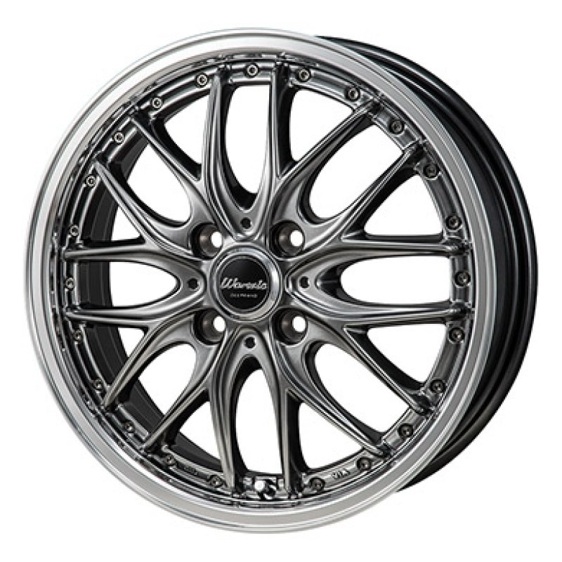 WARWIC DEEPRAND 1650+45 4H100 ﾊｲﾊﾟｰﾌﾞﾗｯｸ/ﾐﾗｰｶｯﾄﾎﾟﾘｯｼｭ