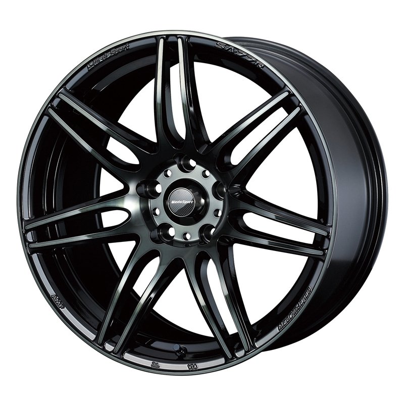 WedsSport SA-77R 1875+45 5H100 ｳｫｰｽﾌﾞﾗｯｸｸﾘｱｰ 