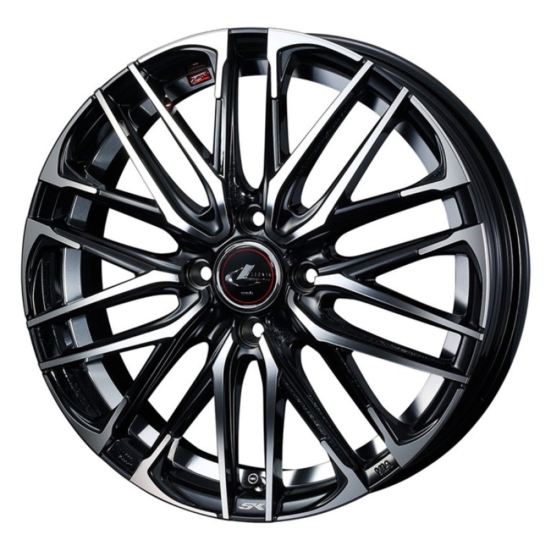 LEONIS SK 1650+45 4H100 ﾊﾟｰﾙﾌﾞﾗｯｸﾐﾗｰｶｯﾄ