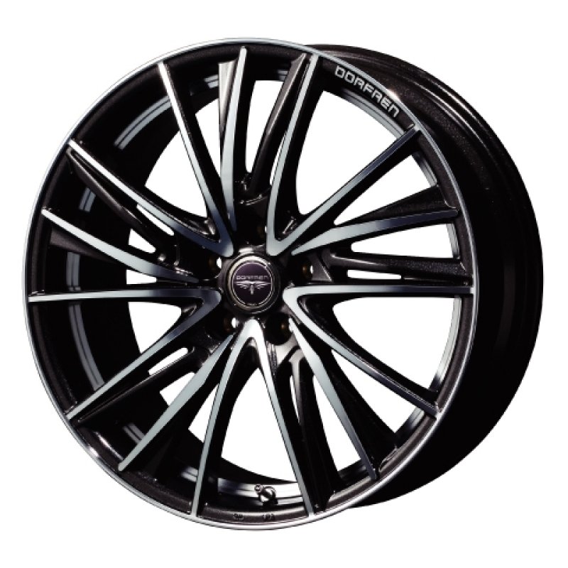 ドルフレン ビゲープ 1770+55 5H114.3 ブルーブラックミラーポリッシュ 