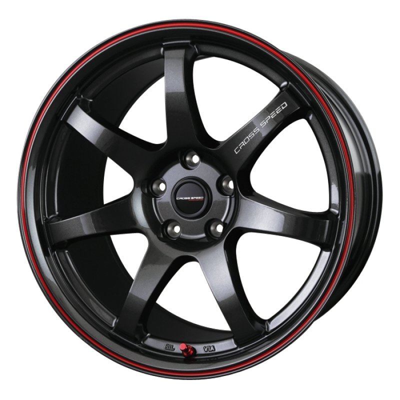 CROSS SPEED HYPER EDITION CR7 1895+22 5H114.3 ｸﾞﾛｽｶﾞﾝﾒﾀ/ﾚｯﾄﾞﾗｲﾝ