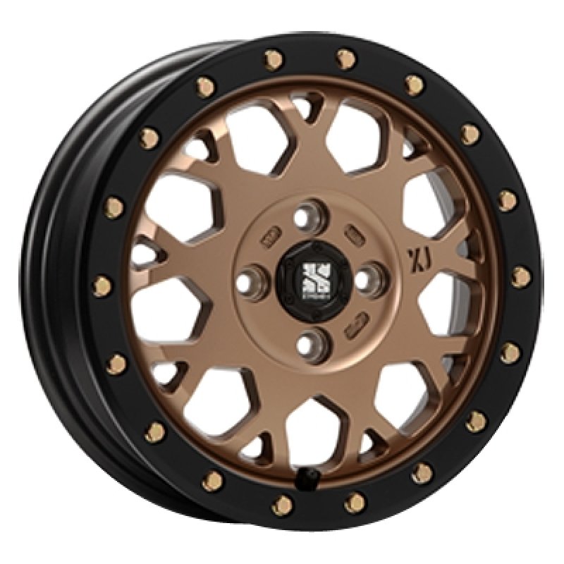 XTREME-J XJ04 1445+43 4H100 ﾏｯﾄﾌﾞﾛﾝｽﾞﾌﾞﾗｯｸﾘﾑ