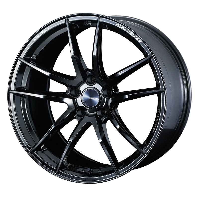 WedsSport RN-55M 1995+28 5H114.3 ｸﾞﾛｽﾌﾞﾗｯｸ