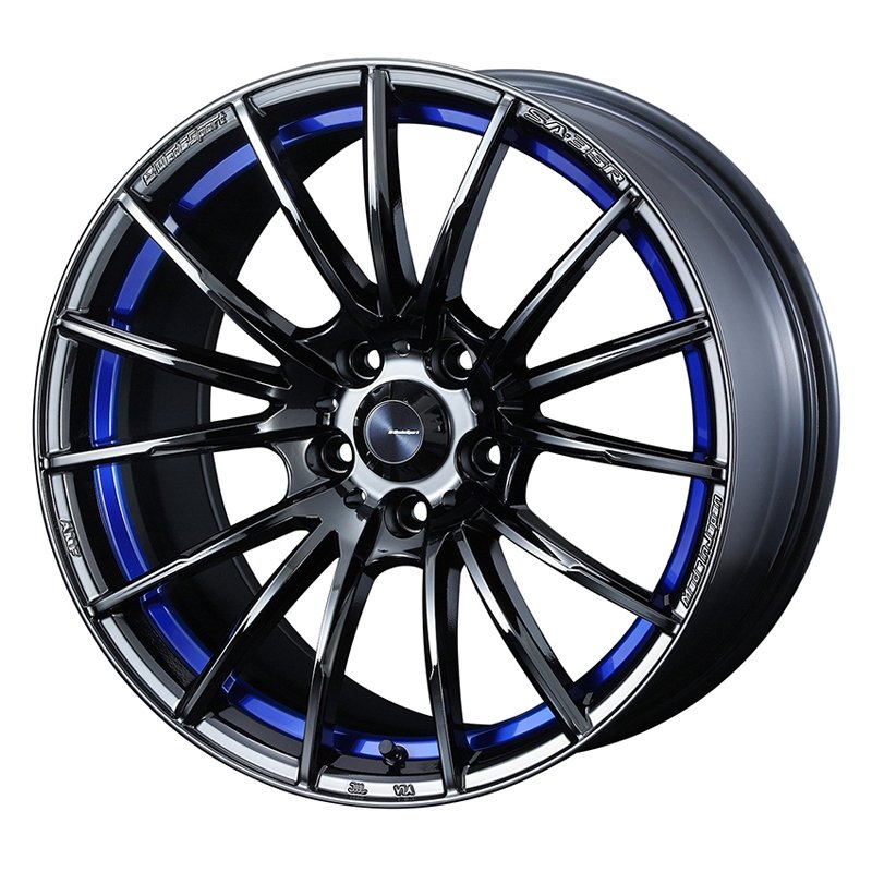 WedsSport SA-35R 1875+45 5H100 ﾌﾞﾙｰﾗｲﾄｸﾛｰﾑ2 