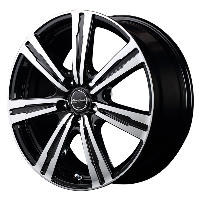 EURO SPEED BC-7 1875+53 5H114.3 ﾌﾞﾗｯｸﾎﾟﾘｯｼｭ 