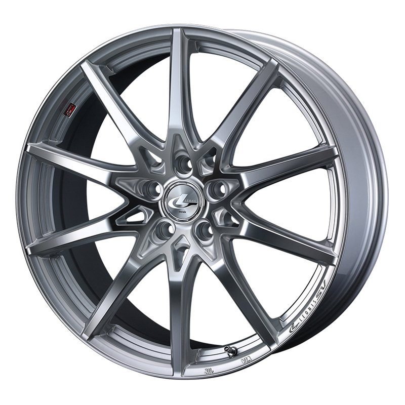 LEONIS SV 1980+43 5H114.3 ﾊｲﾊﾟｰｼﾙﾊﾞｰﾐﾗｰｶｯﾄ 