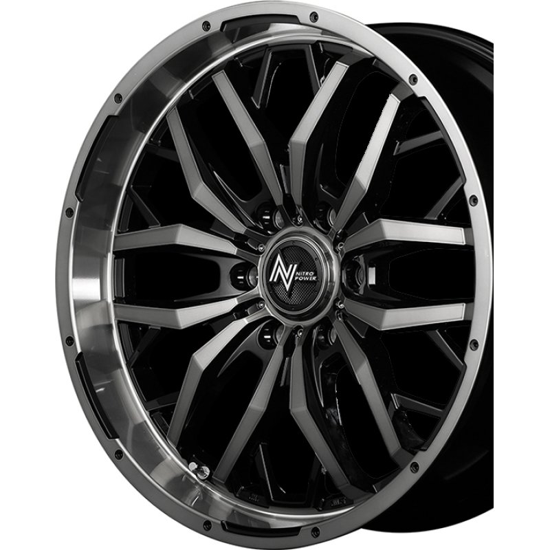 NITRO POWER GADGET 1870+42 5H114.3 ﾌﾞﾗｯｸﾎﾟﾘｯｼｭ+ﾌﾞﾗｯｸｸﾘｱｰ 