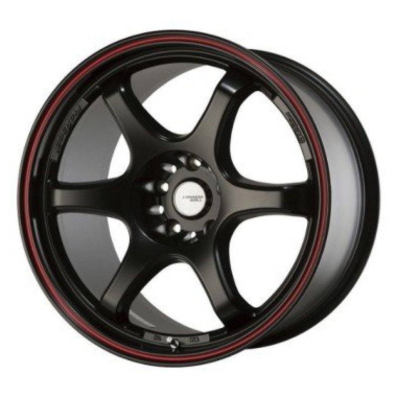 Pro Racer CANNON BALL 1770+45 5H100 ﾏｯﾄﾌﾞﾗｯｸ+ﾚｯﾄﾞﾗｲﾝ 