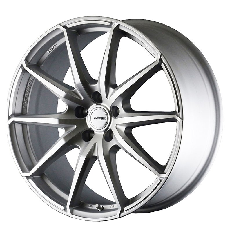 ALGERNON Sports M25S 1770+40 5H114.3 ﾏｯﾄｼﾙﾊﾞｰﾎﾟﾘｯｼｭ 