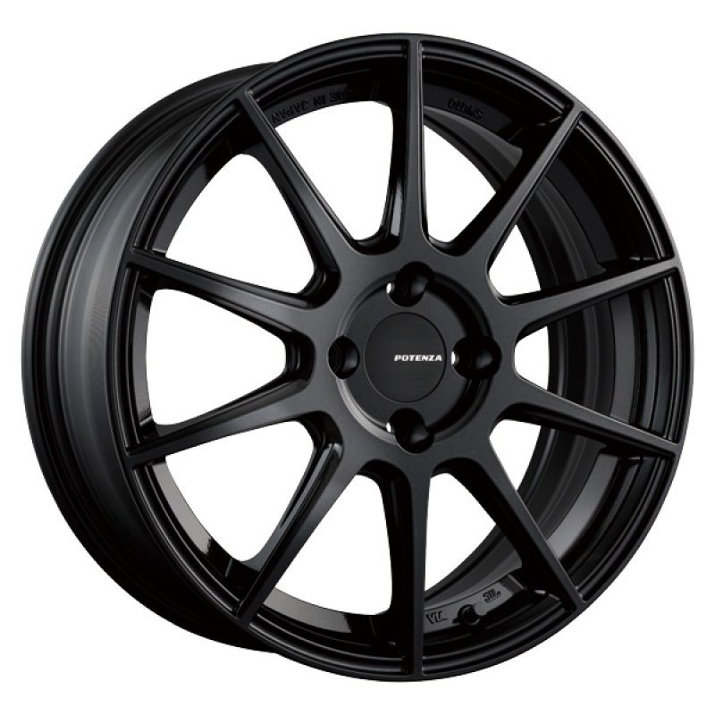 ポテンザ エスダブリューゼロイチゼロ 1665+50 4H100 ﾊﾟｰﾙﾌﾞﾗｯｸ  