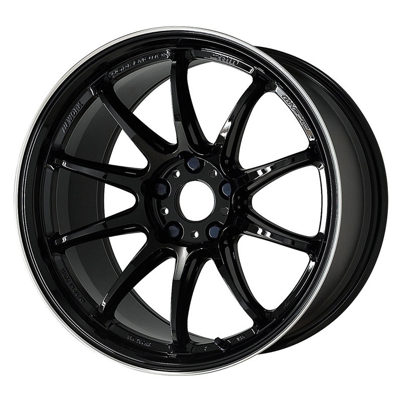 WORK EMOTION ZR10 1985+45 5H114.3 ﾌﾞﾗｯｸﾀﾞｲﾔﾘｯﾌﾟｶｯﾄ