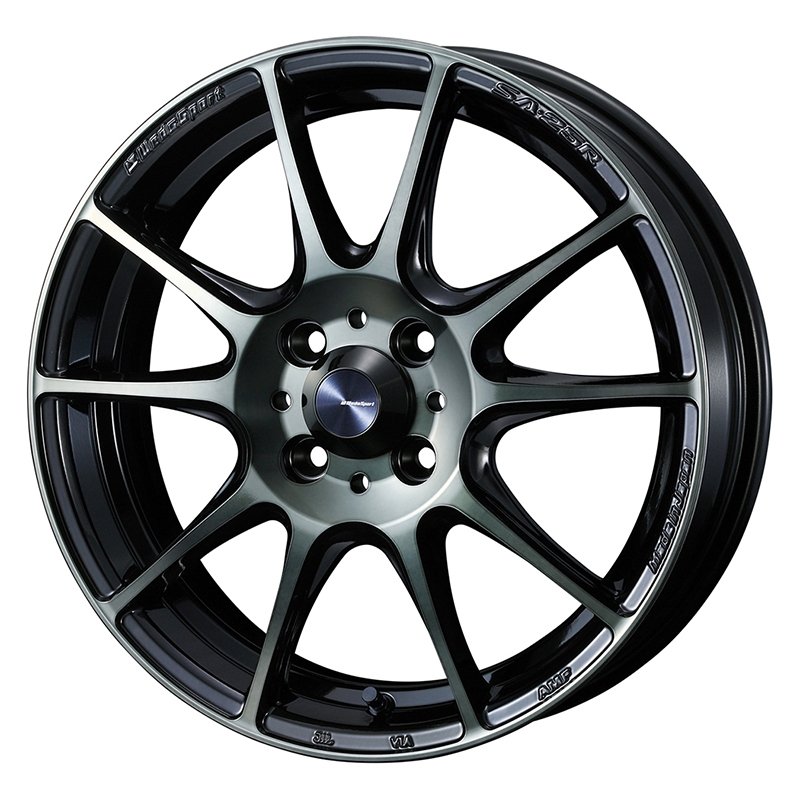 WedsSport SA-25R 1770+50 4H100 ｳｫｰｽﾌﾞﾗｯｸｸﾘｱｰ