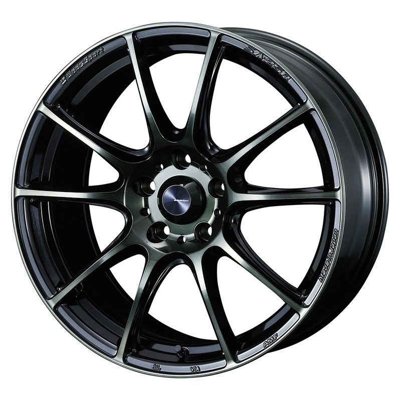 WedsSport SA-25R 1770+53 5H114.3 ｳｫｰｽﾌﾞﾗｯｸｸﾘｱｰ