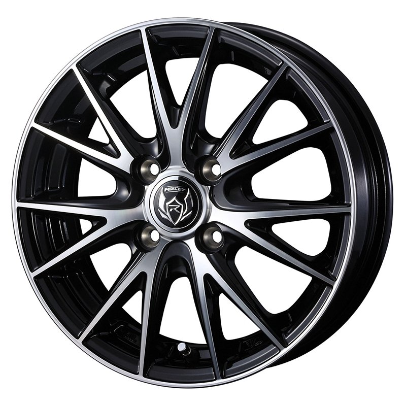 RiZLEY VS 1240+42 4H100 ﾌﾞﾗｯｸﾎﾟﾘｯｼｭ