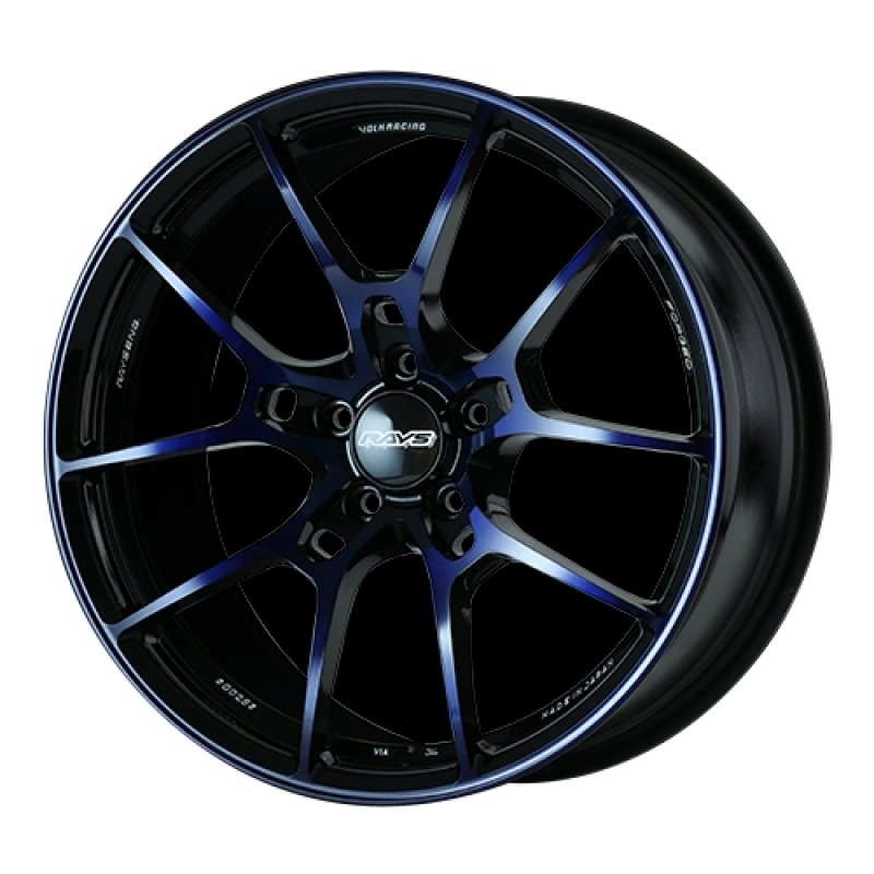 ボルクレーシング G025 1980+48 5H114.3 Dark Blue/DC 