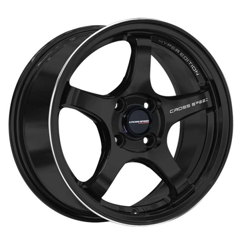 CROSS SPEED HYPER EDITION CR5 1555+43 4H100 ｾﾐｸﾞﾛｽﾌﾞﾗｯｸ