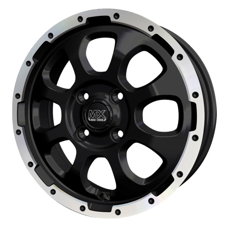 MAD CROSS GRACE 1240+43 4H100 ｾﾐｸﾞﾛｽﾌﾞﾗｯｸ&ﾘﾑﾎﾟﾘｯｼｭ