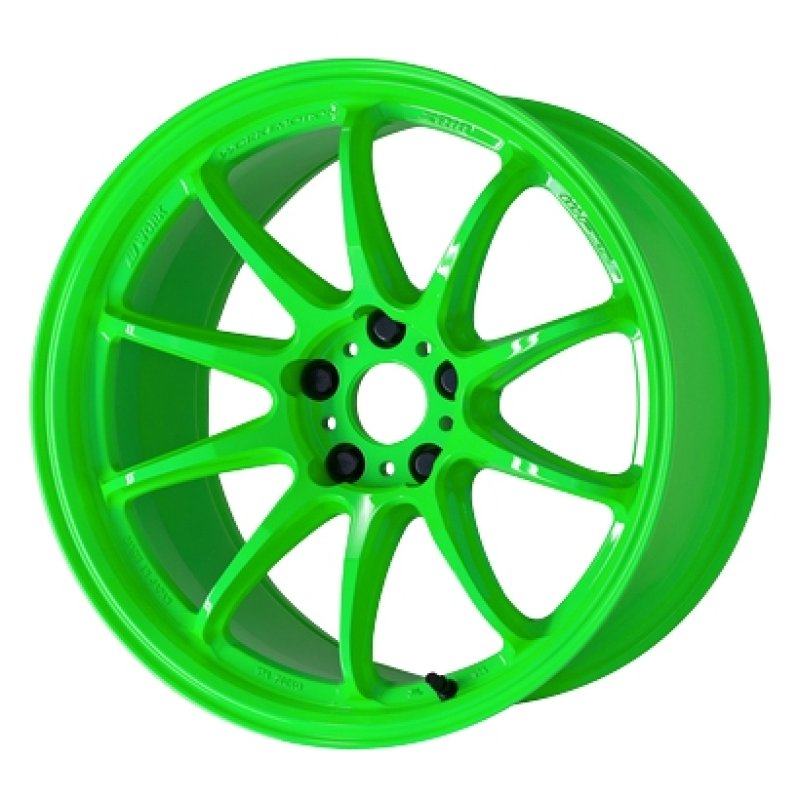 ワークエモーション ズィーアールテン 1655+45 4H100 ｴﾅｼﾞｰﾗｲﾑｸﾞﾘｰﾝ