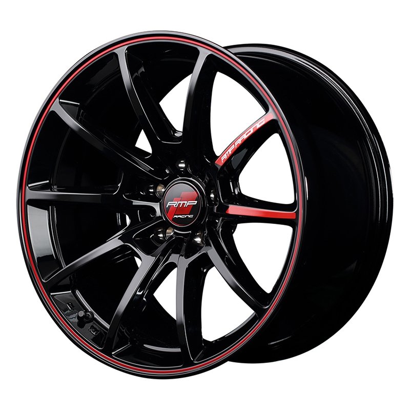 RMP レーシング R25 1770+48 5H112 ﾌﾞﾗｯｸ+ﾘﾑﾚｯﾄﾞﾗｲﾝ 