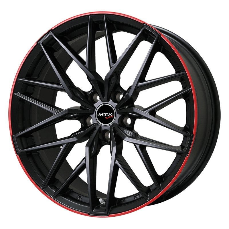 ユーロバーン ニュルブルグ MTX 1770+54 5H112 ﾏｯﾄﾌﾞﾗｯｸﾘﾑﾚｯﾄﾞ 