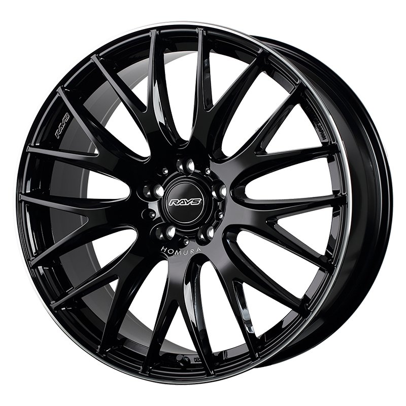 レイズ ホムラ 2×9PLUS 1875+48 5H112 ｸﾞﾛｯｼｰﾌﾞﾗｯｸ/ﾘﾑｴｯｼﾞDMC 