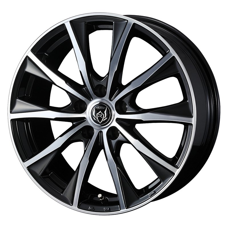 ライツレー エムジー 1770+53 5H114.3 ﾌﾞﾗｯｸﾒﾀﾘｯｸﾎﾟﾘｯｼｭ 