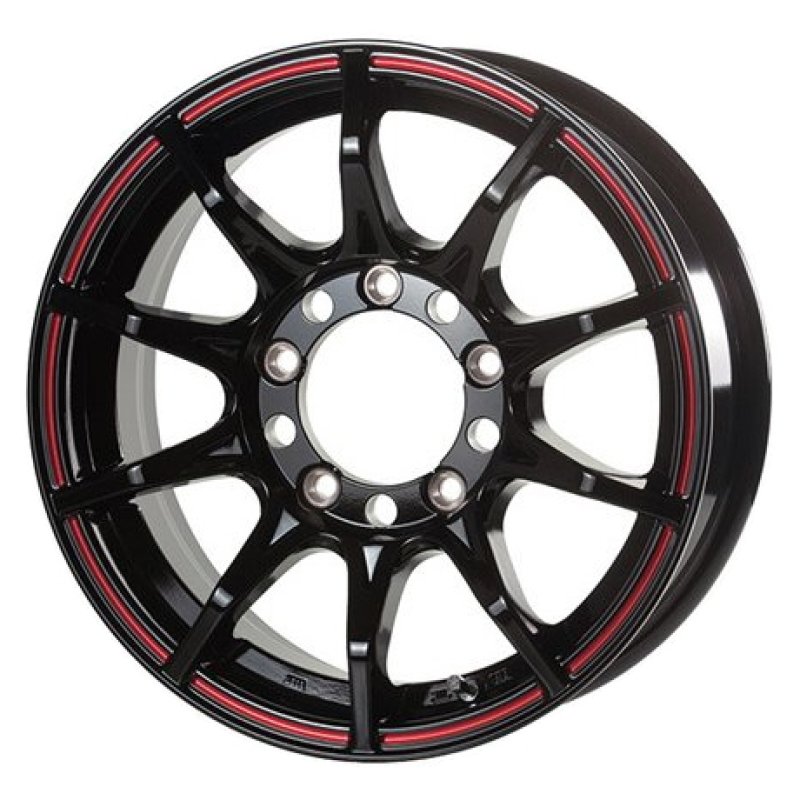 ブラックマン　ジーアイ 1770+42 5H114.3 ｸﾞﾛｽﾌﾞﾗｯｸﾚｯﾄﾞﾗｲﾝ 