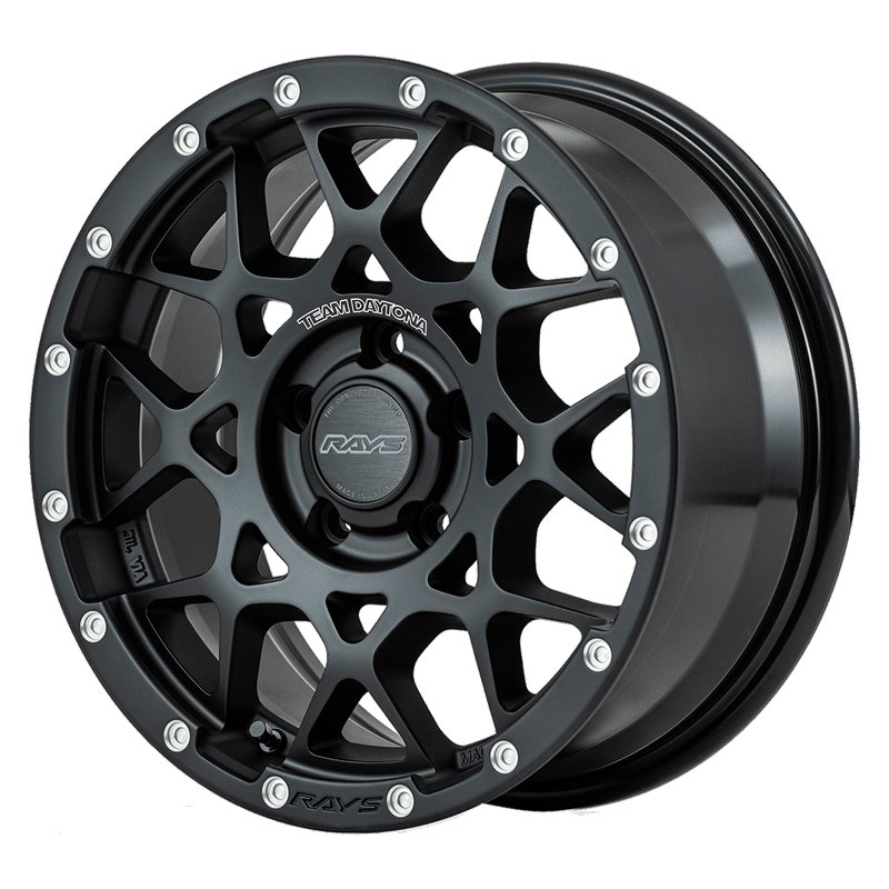 レイズ デイトナ M8 1770+35 5H110 ﾏｯﾄﾌﾞﾗｯｸ 