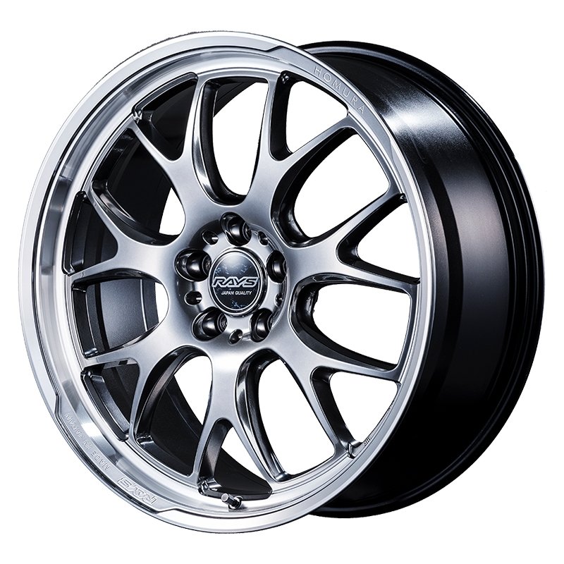 レイズ ホムラ 2×7RA 1980+38 5H112 DMC/ｻｲﾄﾞｸﾞﾚｲｽｼﾙﾊﾞｰ 