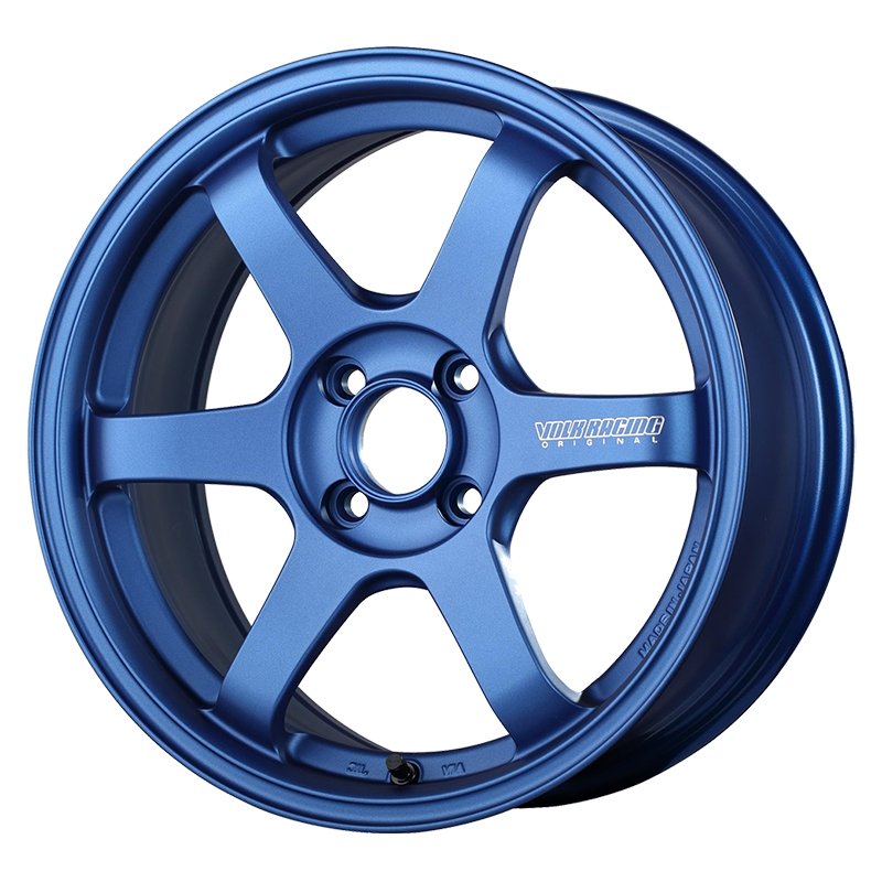 ボルクレーシング ボルク TE37 SONIC 1555+45 4H100 ﾏｯﾄﾀﾞｰｸﾌﾞﾙｰ   