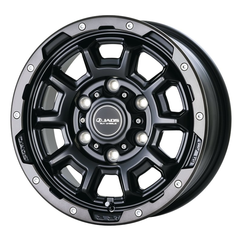 JAOS ADAMAS BL5 1665+38 6H139.7 ﾏｯﾄﾎﾟﾘｯｼｭﾌﾞﾗｯｸ