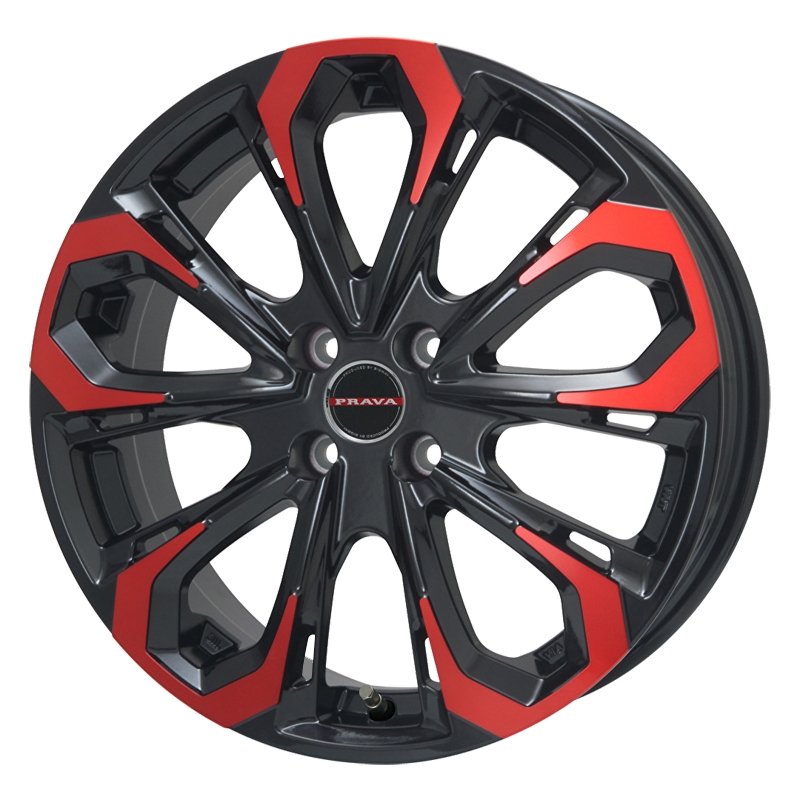 レイシーン プラバ5X 1770+47 5H114.3 ﾚｯﾄﾞｸﾘｱ 