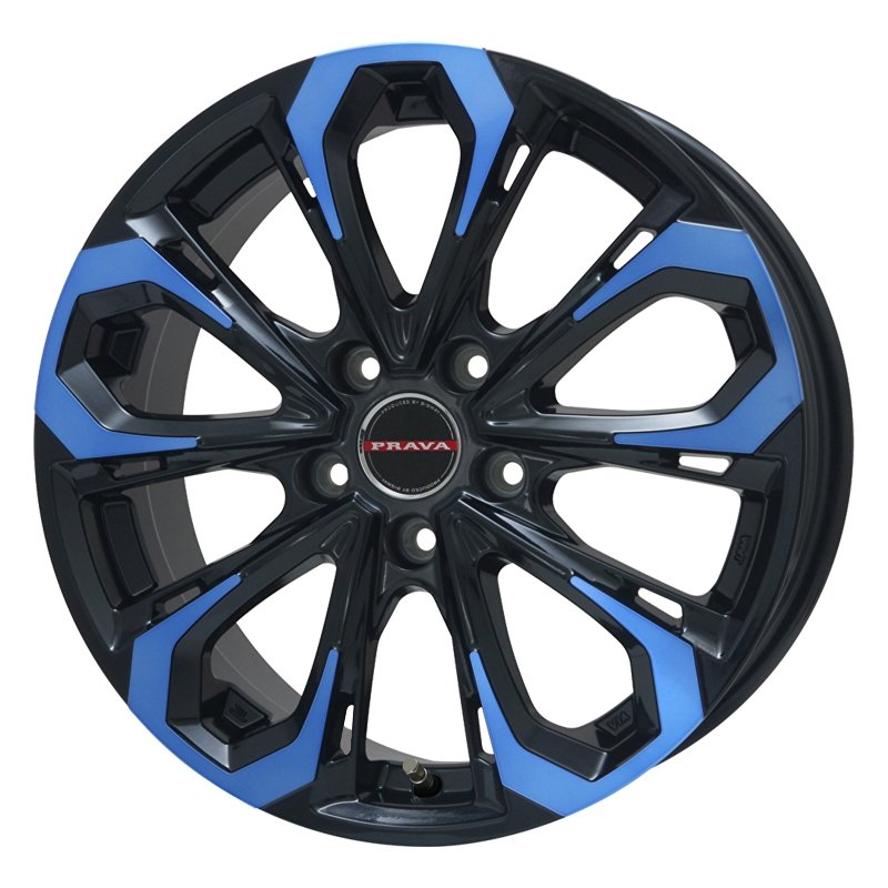 レイシーン プラバ5X 1980+35 5H114.3 ﾌﾞﾙｰｸﾘｱ 