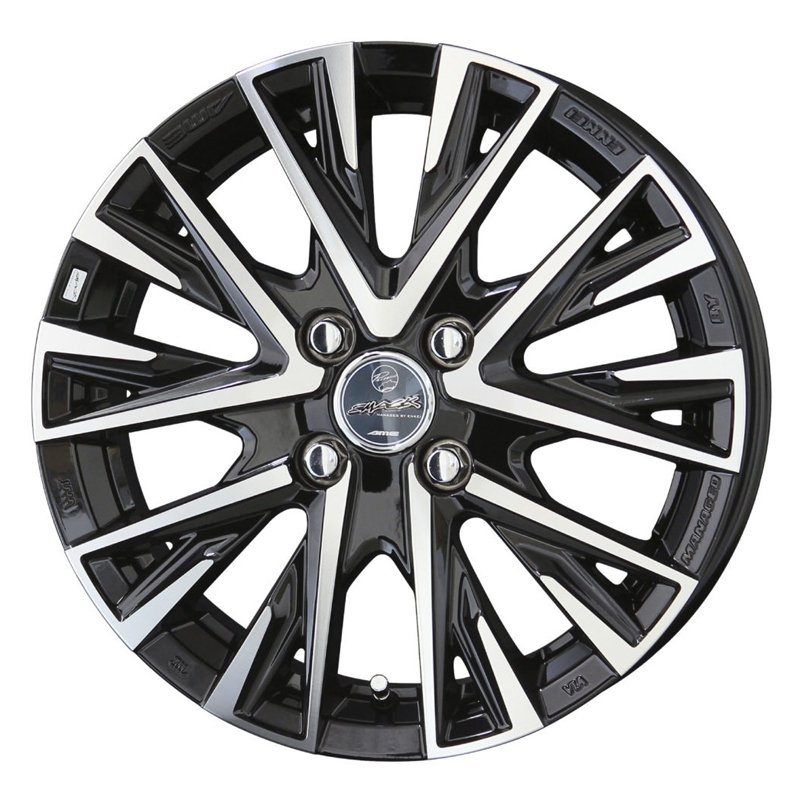 スマック レジーナ 1450+34 4H100 ｻﾌｧｲｱﾌﾞﾗｯｸﾎﾟﾘｯｼｭ 