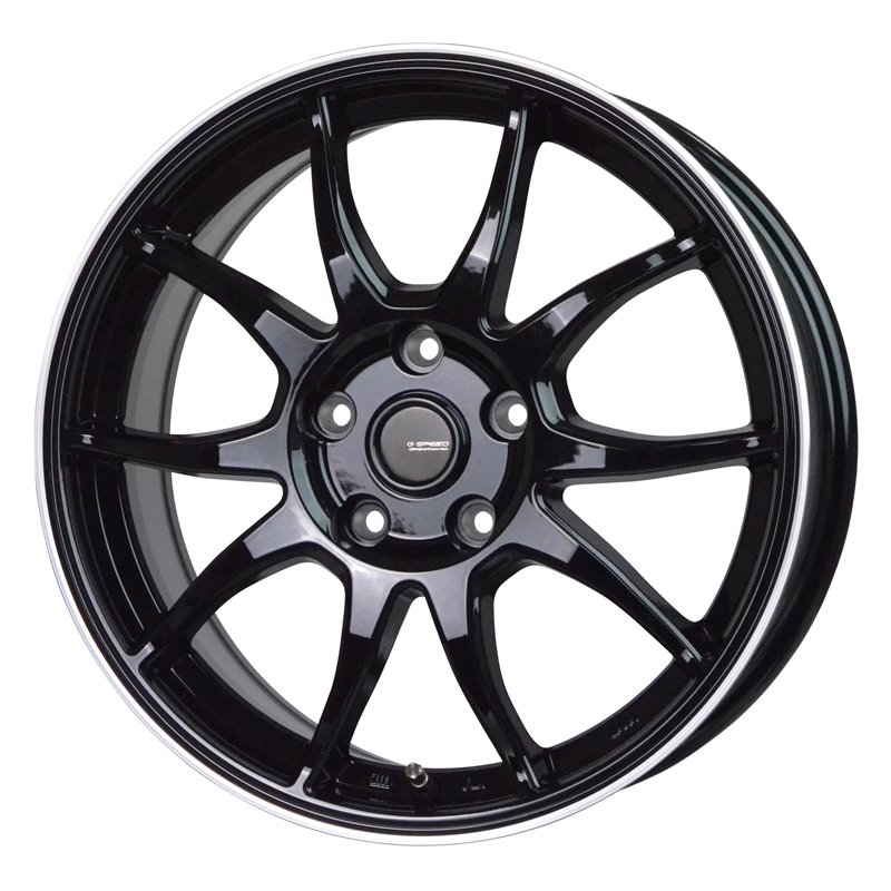G-SPEED P06 1875+55 5H114.3 ﾒﾀﾘｯｸﾌﾞﾗｯｸ/ﾘﾑﾎﾟﾘｯｼｭ