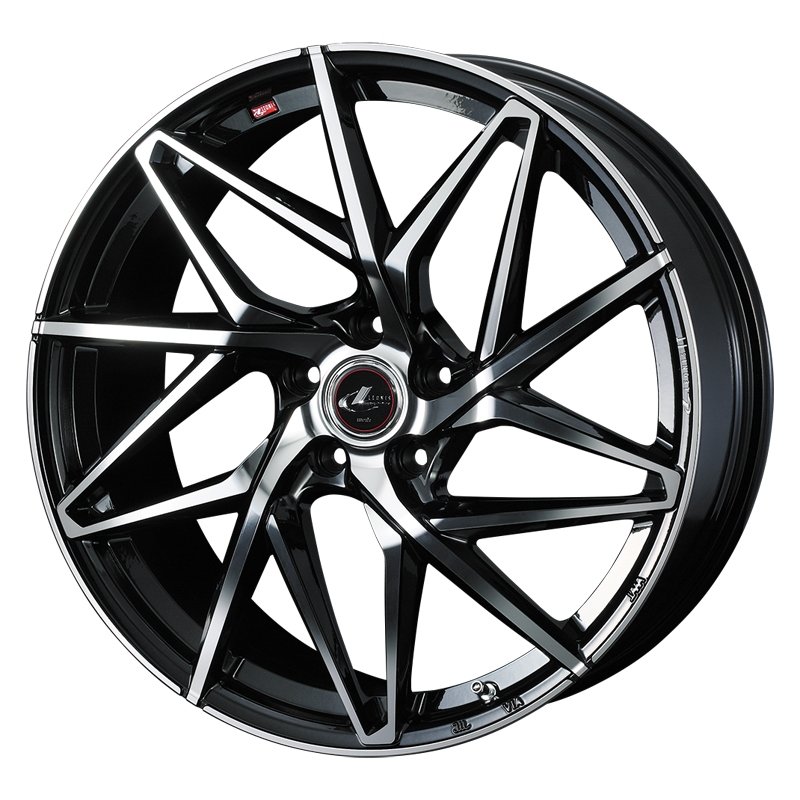 レオニス IT 2085+35 5H114.3 ﾊﾟｰﾙﾌﾞﾗｯｸﾐﾗｰｶｯﾄ