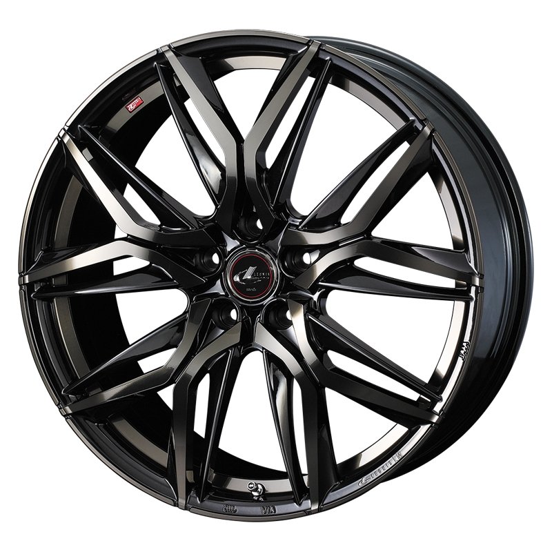 レオニス LM 1980+50 5H114.3 ﾊﾟｰﾙﾌﾞﾗｯｸﾐﾗｰｶｯﾄ/ﾁﾀﾝﾄｯﾌﾟ 